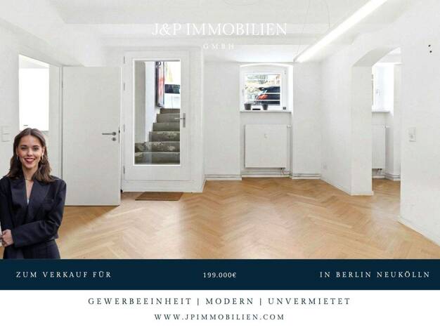 Bürofläche zum Kauf 199.000 € 2 Zimmer 53 m² Bürofläche Neukölln Berlin 12047