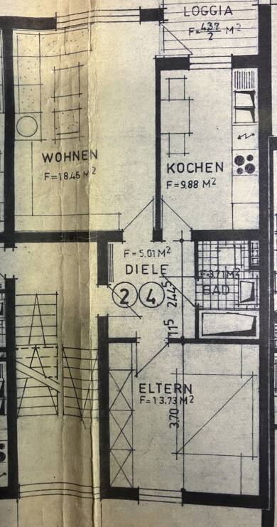 Wohnung zur Miete 600 € 2 Zimmer 53 m² Geschoss EG/3 frei ab 01.08.2025 Gerbrunn 97218
