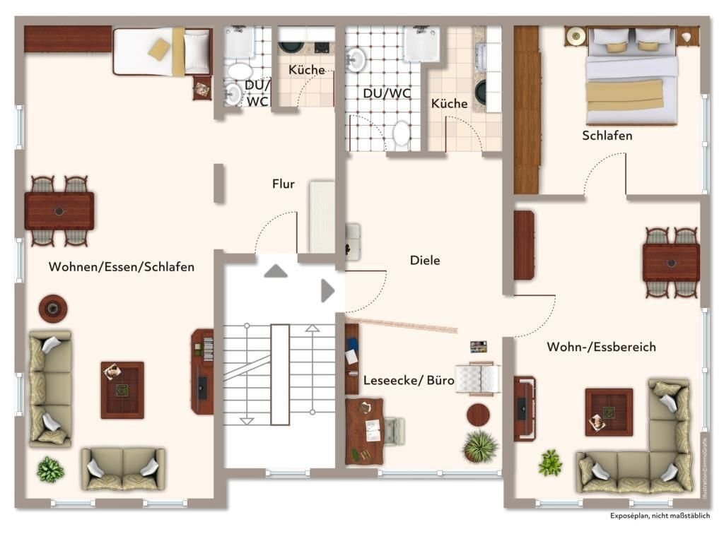 Wohnung zum Kauf 300.000 € 4 Zimmer 117 m²<br/>Wohnfläche Murr 71711