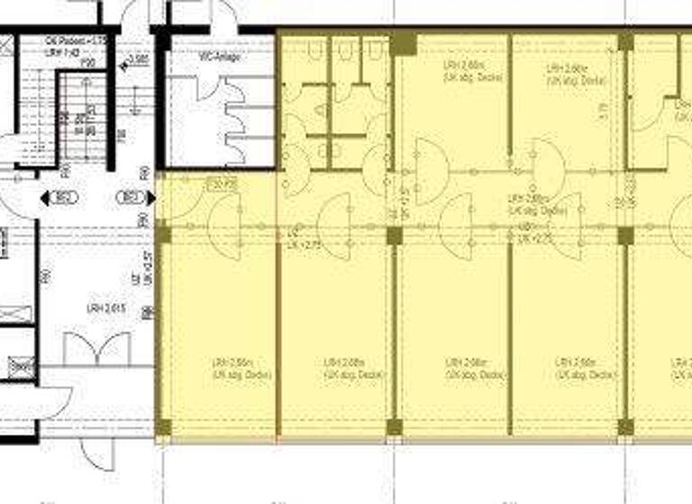 Büro zur Miete 2.752 € 8 Zimmer 198 m² Bürofläche Ober der Mühle 30 Ohligs-Aufderhöhe Solingen 42699