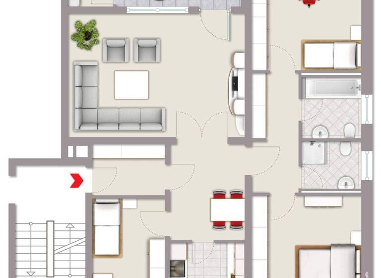 Wohnung zum Kauf 249.000 € 4 Zimmer 100 m² Stieghorst Bielefeld 33605