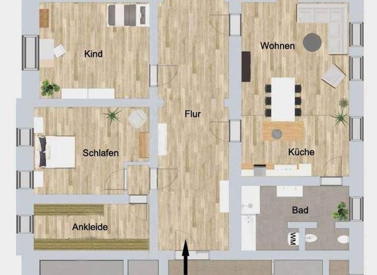 Wohnung zum Kauf 572.500 € 6,5 Zimmer 189,8 m² EG Zentrum-West Leipzig 04109