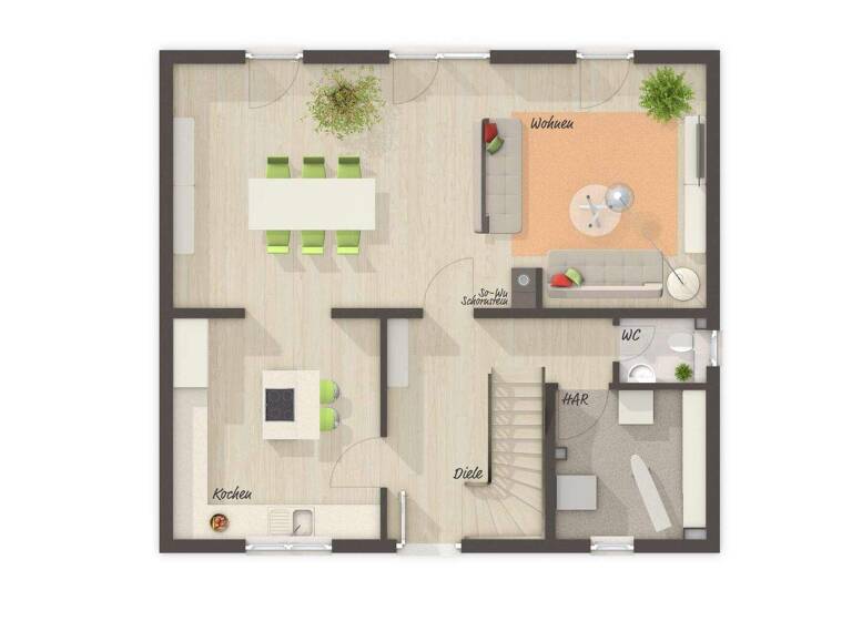 Einfamilienhaus zum Kauf provisionsfrei 336.990 € 5 Zimmer 136 m² 763 m² Grundstück Freiwalde Schönwald 15910