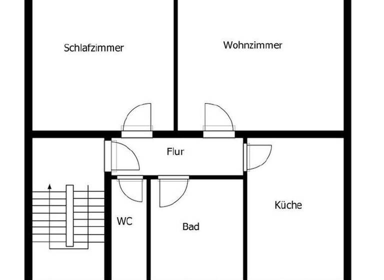 Wohnung zur Miete 680 € 2 Zimmer 60 m² 2. Geschoss frei ab sofort Oberhäuserstraße 45 Ansbach 91522