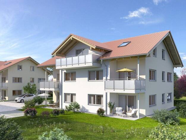 Wohnung zum Kauf - Neubau provisionsfrei als Kapitalanlage geeignet 474.000 € 3 Zimmer 67,7 m² Wielenbach 82407