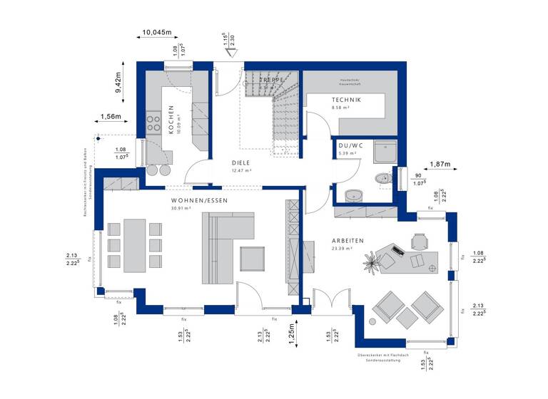 Einfamilienhaus zum Kauf 898.600 € 5 Zimmer 160 m² 1.100 m² Grundstück Wohltorf 21521