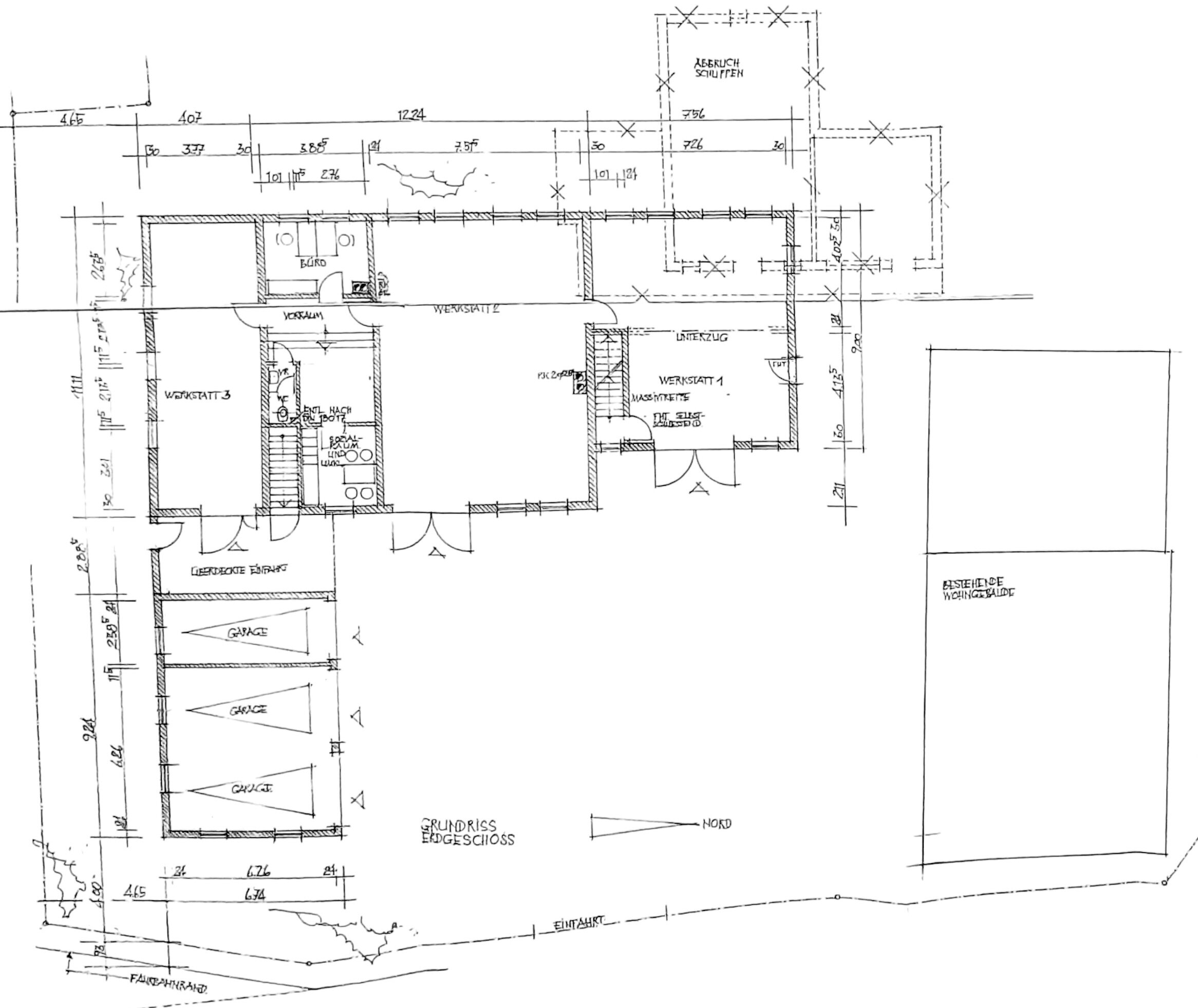 Werkstatt zum Kauf provisionsfrei 450.000 € 271,5 m²<br/>Lagerfläche Brand Eckental 90542