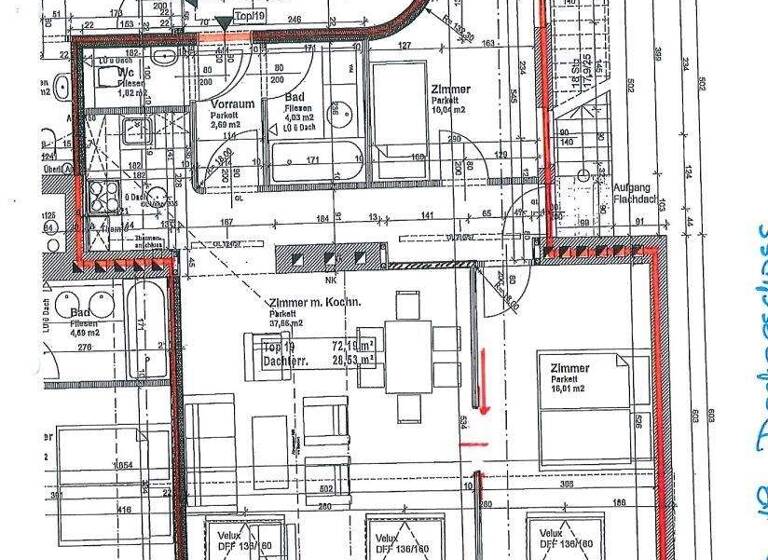Wohnung zur Miete 1.483 € 3 Zimmer 72,2 m² Wien, Mariahilf 1060