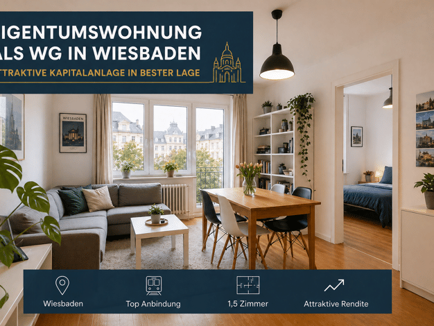 Wohnung zum Kauf provisionsfrei 235.400 € 1,5 Zimmer 46 m² Biebrich Biebrich 65187