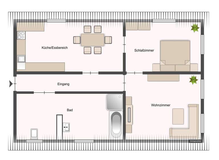 Wohnung zum Kauf 229.000 € 2 Zimmer 52 m² Zuffenhausen Stuttgart / Zuffenhausen 70435