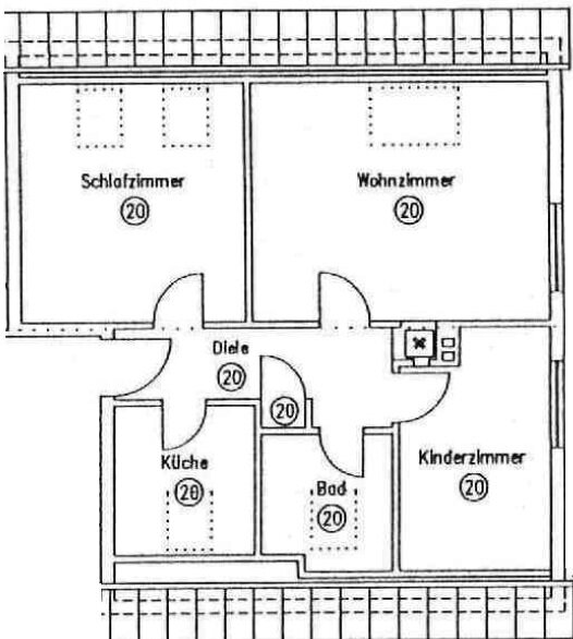 Wohnung zum Kauf provisionsfrei 104.900 € 3 Zimmer 51,6 m²<br/>Wohnfläche 2.<br/>Geschoss Lehnhäuserweg 2 Steele Essen 45276