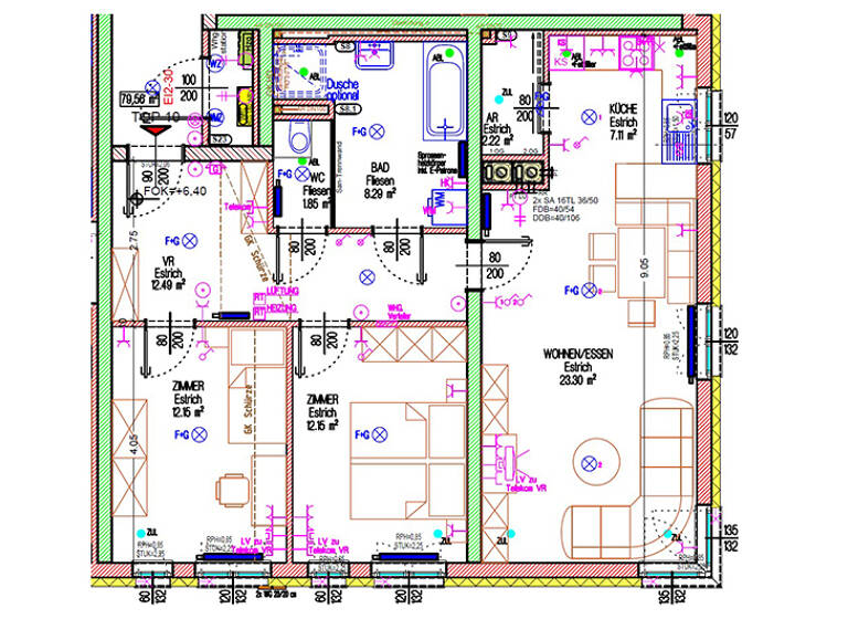 Wohnung zur Miete 702 € 79,6 m² Sigismundgasse 2/10 Gmünd 3950