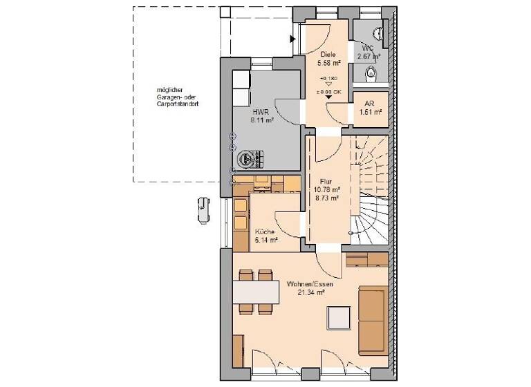 Doppelhaushälfte zum Kauf provisionsfrei 608.700 € 4 Zimmer 110 m² 395 m² Grundstück Radebeul 01445