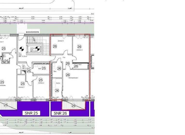 Wohnung zur Miete 477 € 3 Zimmer 73,3 m² 1. Geschoss Oberneuland Bremen 28355