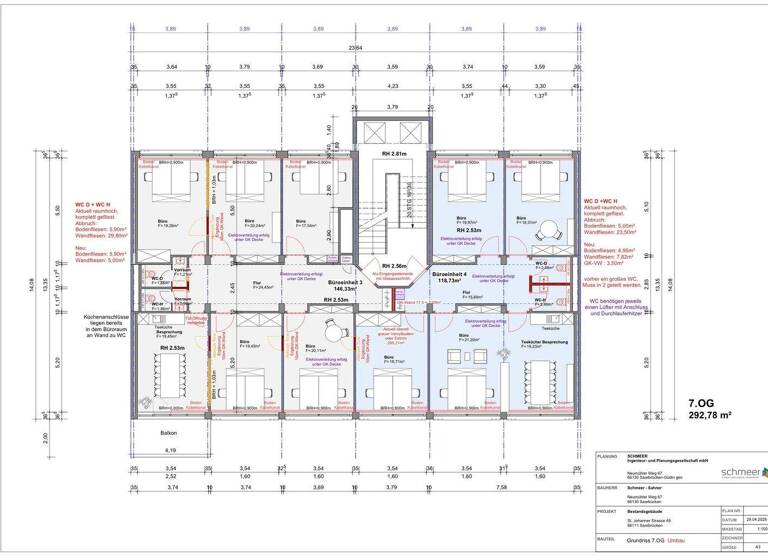 Bürofläche zur Miete 1 Zimmer 560 m² Bürofläche teilbar von 280 m² bis 560 m² Malstatt Saarbrücken 66111