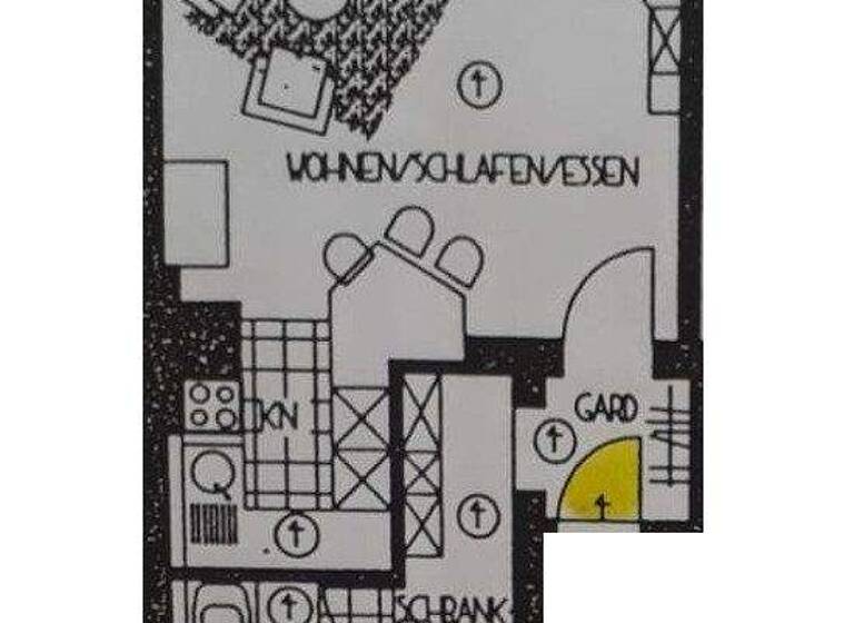 Studio zum Kauf 46.000 € 1 Zimmer 39 m² 1. Geschoss Schloßstraße 17 Innenstadt Zwickau 08056