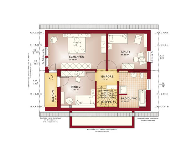 Haus zum Kauf - Erstbezug provisionsfrei 637.866 € 5 Zimmer 125 m² 636 m² Grundstück Aspisheim 55459