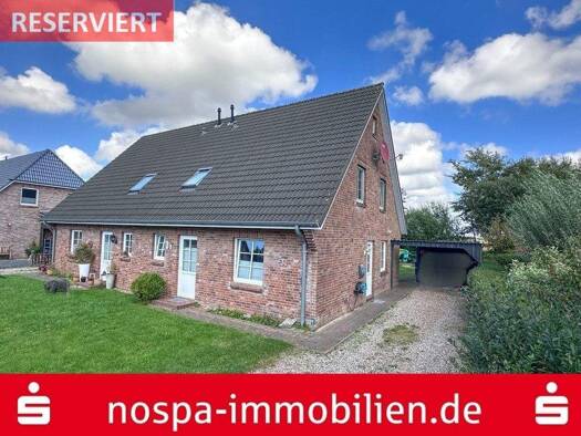 Doppelhaushälfte zum Kauf 239.000 € 4 Zimmer 100 m² 399 m² Grundstück Klanxbüll 25924