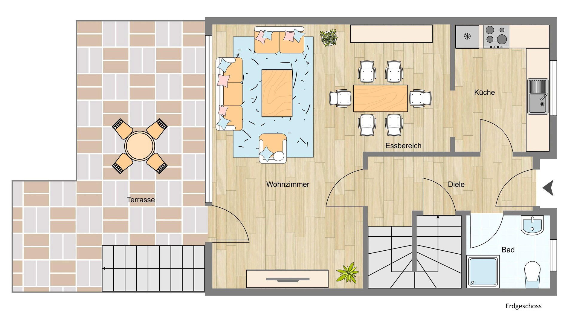 Reihenmittelhaus zur Miete 1.535 € 4,5 Zimmer 100 m²<br/>Wohnfläche 200 m²<br/>Grundstück 01.03.2025<br/>Verfügbarkeit Liblar Erftstadt 50374