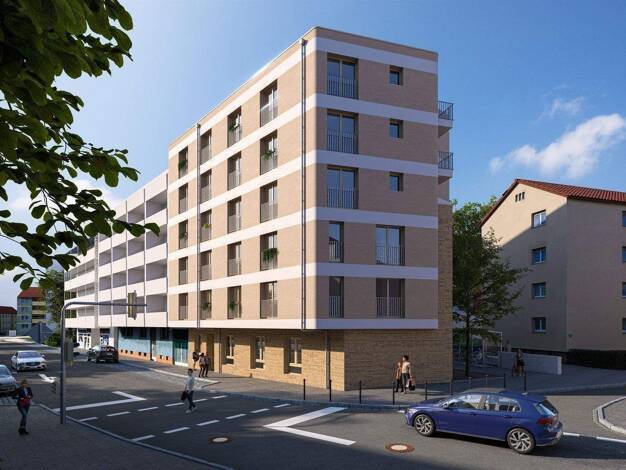 Wohnung zum Kauf - Erstbezug provisionsfrei als Kapitalanlage geeignet 210.000 € 2 Zimmer 24 m² Felseckerstraße 1 Gärten b Wöhrd Weiterer Innenstadtgürtel West / Nord / Ost 90489