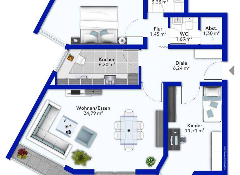 Wohnung zum Kauf 280.000 € 3 Zimmer 76 m² 5. Geschoss Bad Homburg 61352