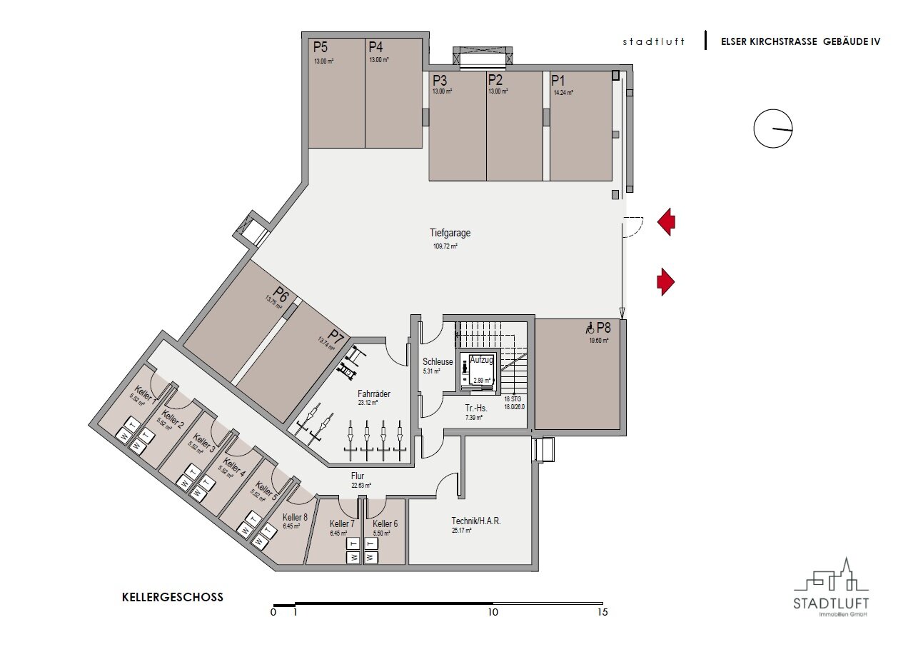 Penthouse zum Kauf provisionsfrei 524.900 € 3 Zimmer 104,8 m²<br/>Wohnfläche 2.<br/>Geschoss Elser Kirchstraße 10a Elsen Paderborn 33106