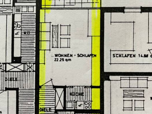 Studio zur Miete 350 € 1 Zimmer 35 m² Geschoss EG/10 frei ab 01.10.2026 Auf der Lieth 36 Nikolausberg Göttingen 37077