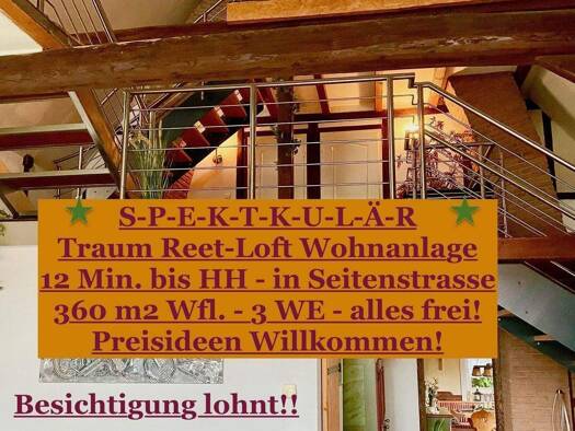 Loft zum Kauf 1.490.000 € 13 Zimmer 362 m² Quickborn 25451