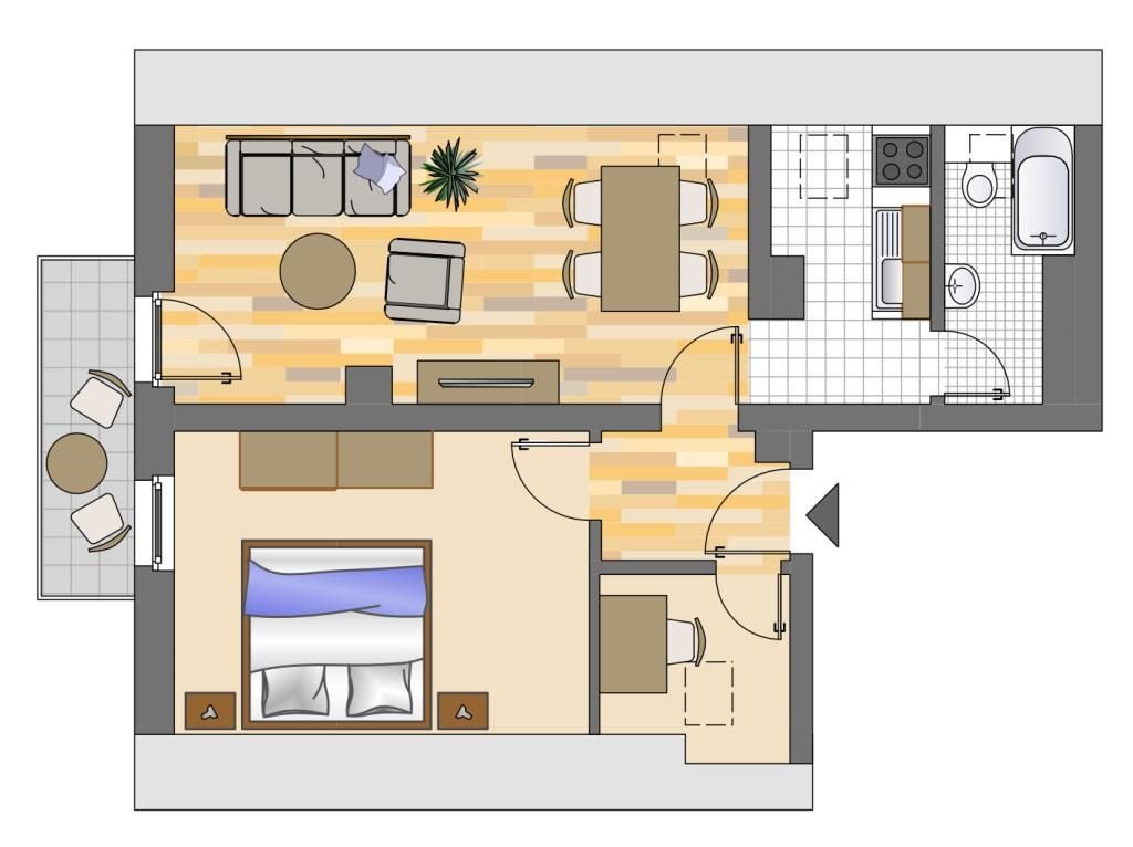 Wohnung zur Miete 289 € 2 Zimmer 40,9 m²<br/>Wohnfläche 2.<br/>Geschoss Kirchstraße 1 Bönen Bönen 59199