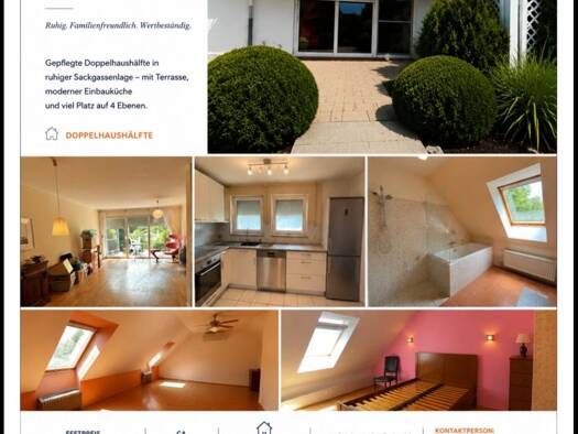Doppelhaushälfte zum Kauf provisionsfrei 650.000 € 4 Zimmer 180 m² 80 m² Grundstück Tachauer Weg 10 Herzogenaurach Herzogenaurach 91074