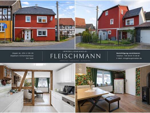 Einfamilienhaus zum Kauf provisionsfrei 99.000 € 5 Zimmer 88 m² 131 m² Grundstück Hofgasse 9 Mäbendorf Suhl 98529