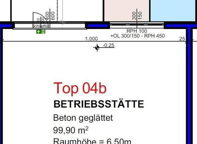 Lagerhalle zur Miete 1.110 € 99,9 m² Lagerfläche Regau 4844