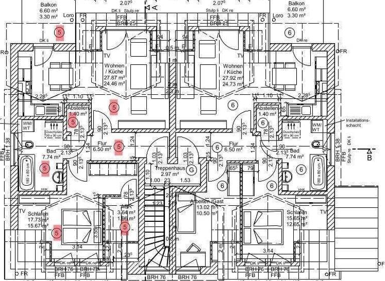 Wohnung zum Kauf - Erstbezug provisionsfrei 262.445 € 2 Zimmer 61 m² 2. Geschoss Andershof Stralsund 18439