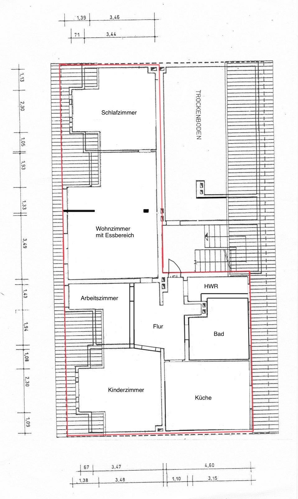 Wohnung zur Miete 1.100 € 3,5 Zimmer 106 m²<br/>Wohnfläche 2.<br/>Geschoss ab sofort<br/>Verfügbarkeit Stadtring Sömmerda Sömmerda 99610