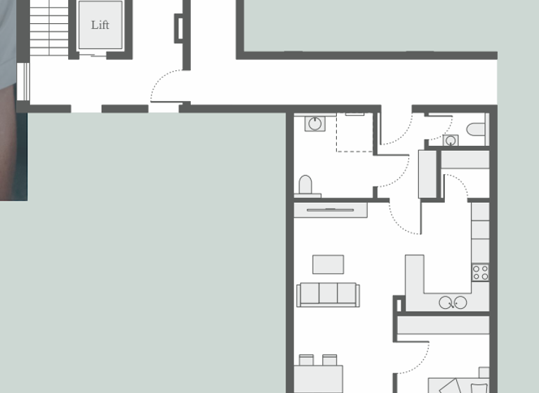 Wohnung zum Kauf provisionsfrei 316.000 € 2 Zimmer 70,9 m² EG Martinstraße 9 b / Schloßstraße 1 Bonndorf Bonndorf im Schwarzwald 79848