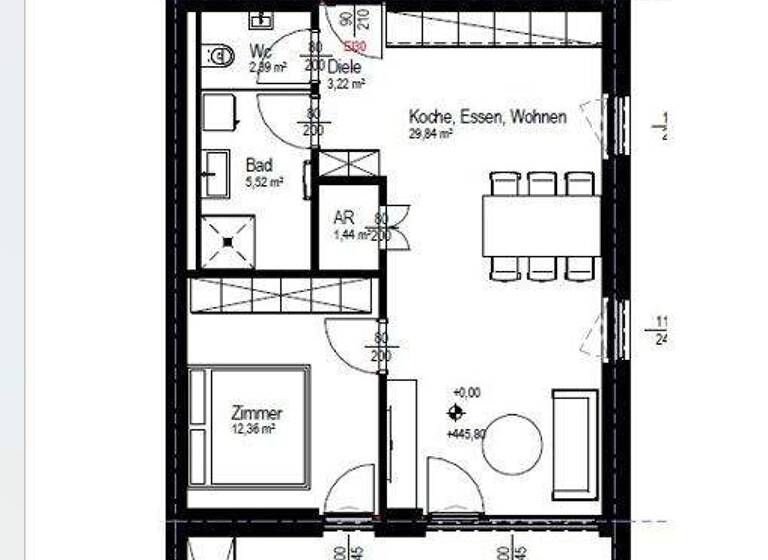 Wohnung zur Miete 990 € 55 m² EG frei ab 01.05.2026 Littastr. 9 Götzis 6840