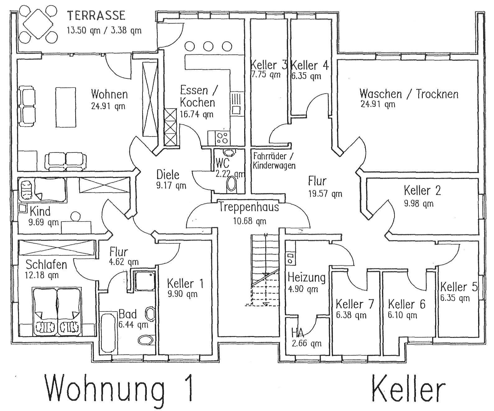 Wohnung zum Kauf 109.000 € 3 Zimmer 74 m²<br/>Wohnfläche 1.<br/>Geschoss ab sofort<br/>Verfügbarkeit Wantageweg 12 Kernstadt Seesen 38723