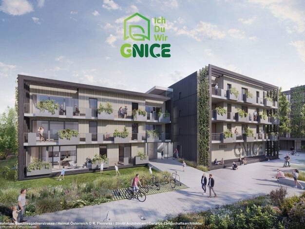 Wohnung zum Kauf - Erstbezug 395.943 € 2 Zimmer 58,3 m² 1. Geschoss Berchtesgadner Straße 107A Morzg Salzburg 5020