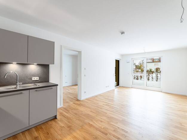 Wohnung zur Miete - Erstbezug 951 € 2 Zimmer 56,8 m² EG frei ab sofort Leyh Westliche Außenstadt 90431
