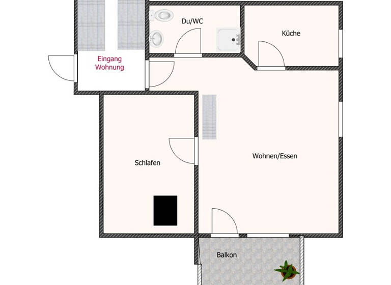 Wohnung zum Kauf 127.000 € 2,5 Zimmer 47 m² 2. Geschoss Geislingen Geislingen an der Steige 73312