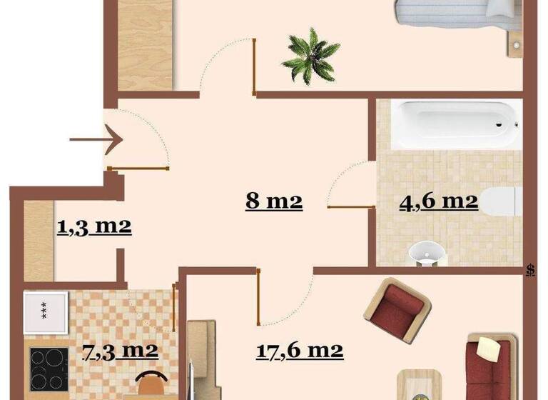 Wohnung zum Kauf 199.000 € 2 Zimmer 56 m² 2. Geschoss frei ab sofort Tonndorf Hamburg 22045