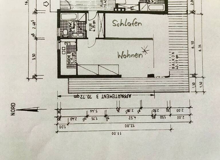 Wohnung zur Miete 720 € 1,5 Zimmer 80 m² Tannenweg 8 Niedergebisbach Herrischried 79737