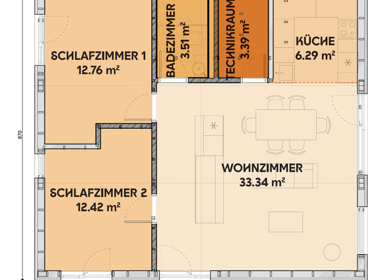 Bungalow zum Kauf provisionsfrei 218.960 € 3 Zimmer 71 m² frei ab 01.12.2026 Bad Vilbel 61118