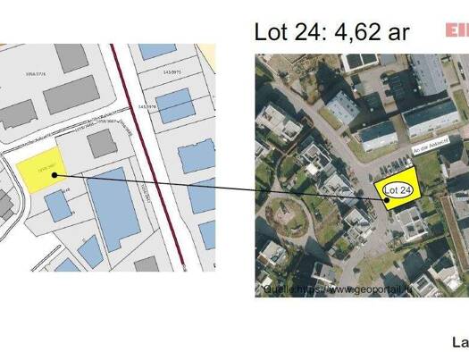 Grundstück zum Kauf provisionsfrei 583.700 € 462 m² Grundstück An der Aaluecht Frisange 5756