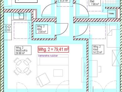 Terrassenwohnung zum Kauf - Neubau provisionsfrei 440.000 € 3 Zimmer 79 m² EG Memminger Straße 67 Vöhringen Vöhringen 89269