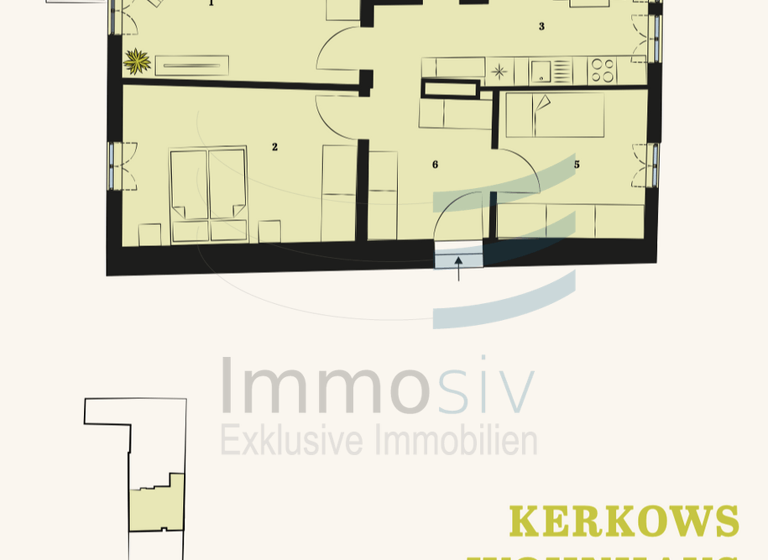 Wohnung zur Miete 1.060 € 4 Zimmer 87,9 m² 1. Geschoss Nauen 14641