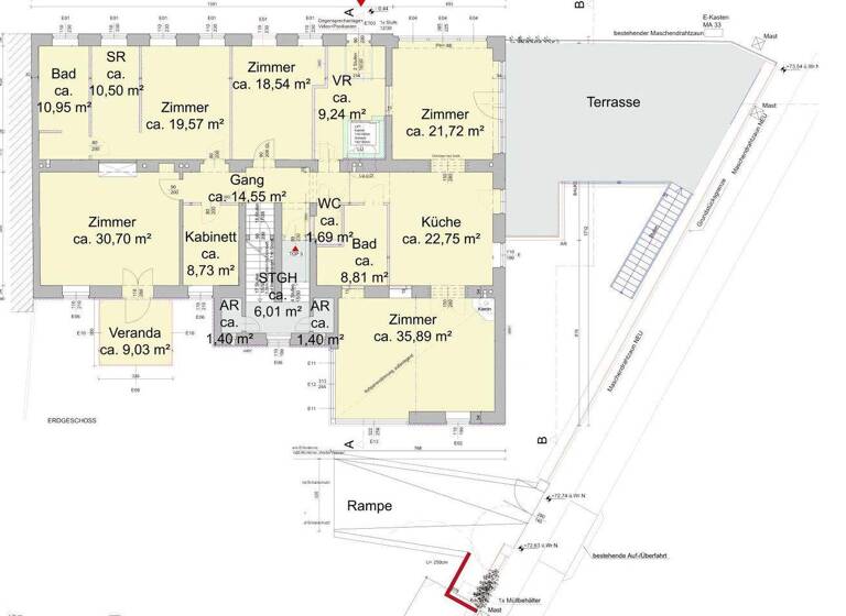 Villa zum Kauf 1.980.000 € 9 Zimmer 353 m² 767 m² Grundstück Wien 1140