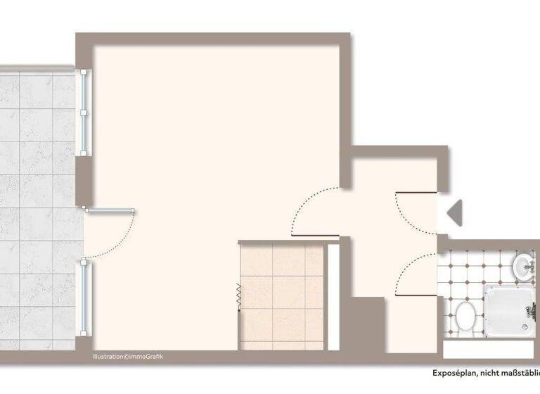 Studio zum Kauf 170.000 € 1 Zimmer 36 m² frei ab 01.07.2026 Boeselagerstr. 1 Mecklenbeck Münster 48163