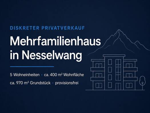 Mehrfamilienhaus zum Kauf provisionsfrei 885.000 € 13 Zimmer 400 m² 970 m² Grundstück Nesselwang 87484