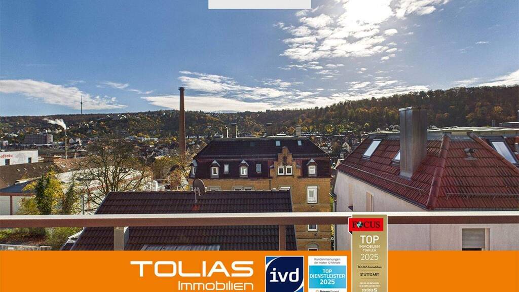 Wohnung zum Kauf 198.000 € 2 Zimmer 49,3 m² 2. Geschoss Süd Stuttgart 70199